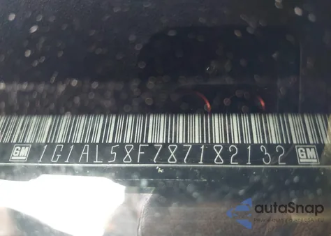 2008 Chevrolet Cobalt Lt из США, поврежденный, VIN 1G1AL58F787182132